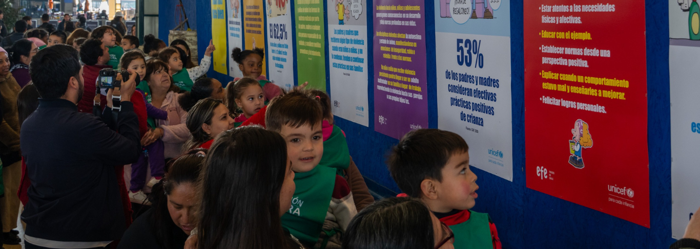Jardín infantil de Fundación Integra participa en muestra “Tratarnos bien nos hace bien” de Unicef